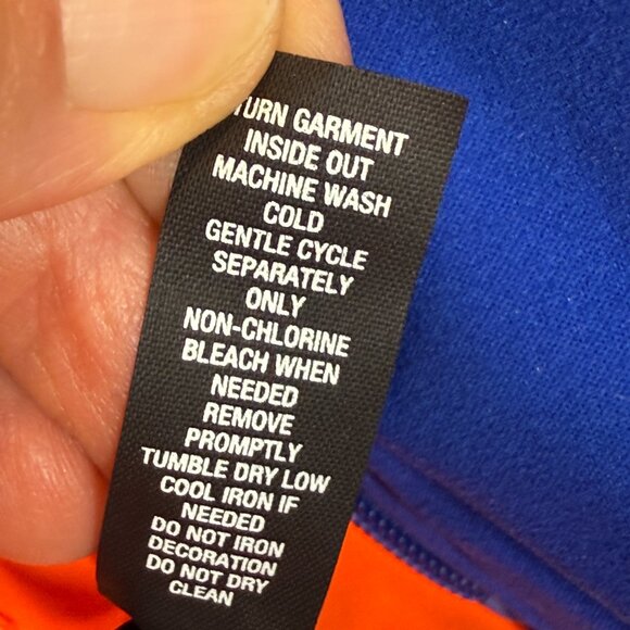 Ralph Lauren RLX Vest Mens Large Golf Blue Orange Zip Performance Ryder Cup 2020 - Picture 12 of 13